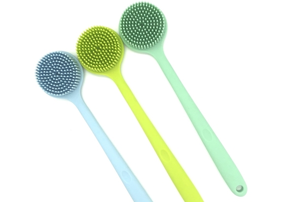 ซิลิโคนปลอดสารพิษ Body Scrubber เครื่องมือครัวซิลิโคนพร้อมที่จับ