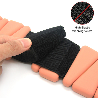 ตุ้มน้ำหนักข้อเท้าที่สวมใส่ได้แบบปรับได้ Yoga Barre Pilates Cardio Aerobics 2 ชุด 2lb 4lb